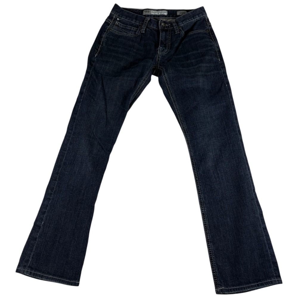 Buckle BKE Carter Straight Leg Jeans Mens 27 Blue Denim Cotton Stretch Dark Wash